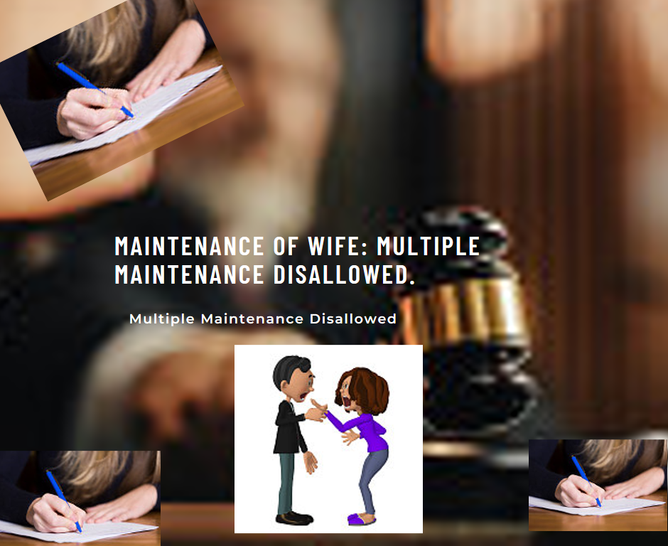 Maintenance of Wife